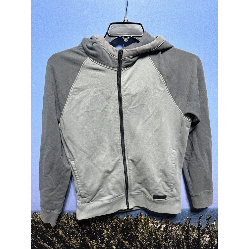 Abercrombie & Fitch Hoodie Women's XS Gray Full Zip Outdoor‎ Patch